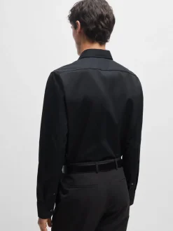 BOSS Noir - Joe Coupe classique Extensible Poplin Oxford Chemises Online