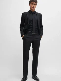 BOSS Noir - Joe Coupe classique Extensible Poplin Oxford Chemises Online