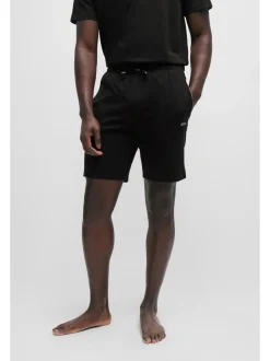 BOSS - short stretch à logo coupe standard Noir Clearance