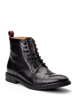 Base London Noir - Bottes Plymouth à Embout Hot