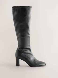 Next Noir - Bottes chaussettes Forever Comfort® à bout arrondi et hauteur genou Online