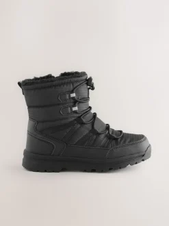 Next Noir - Bottes de neige imperméables doublées Thinsulate