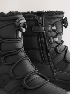 Next Noir - Bottes de neige imperméables doublées Thinsulate