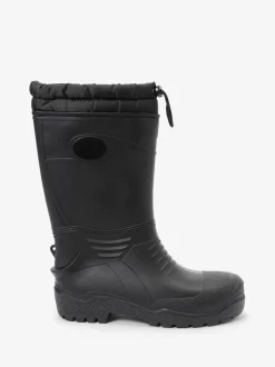 Next Noir - Bottes en caoutchouc doublées Clearance