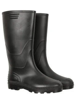 Mountain Warehouse Noir - Bottes en caoutchouc Wade homme Clearance