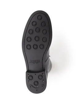 Jones Bootmaker Noir - Bottes Finch en cuir à lacets Best