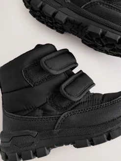 Next Noir - Bottes matelassées à fermeture par contact Discount