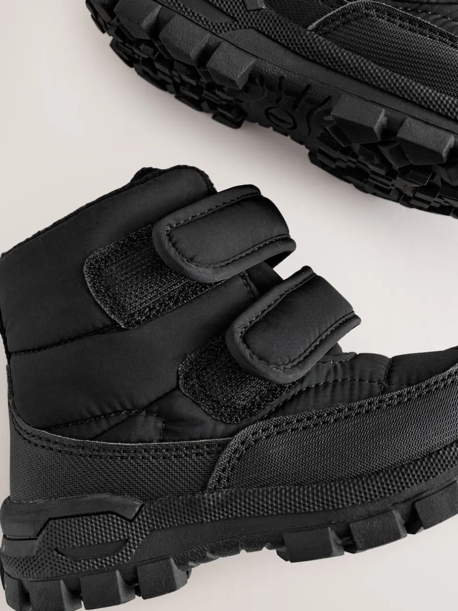 Next Noir - Bottes matelassées à fermeture par contact Discount