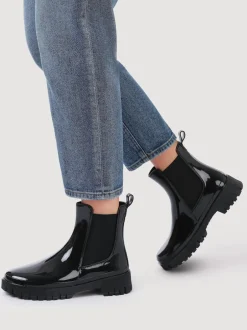 Pavers Noir - Bottes/Bottines wellington à la cheville Hot