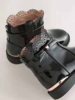 Next Noir - Bottines Chelsea à nœud Clearance