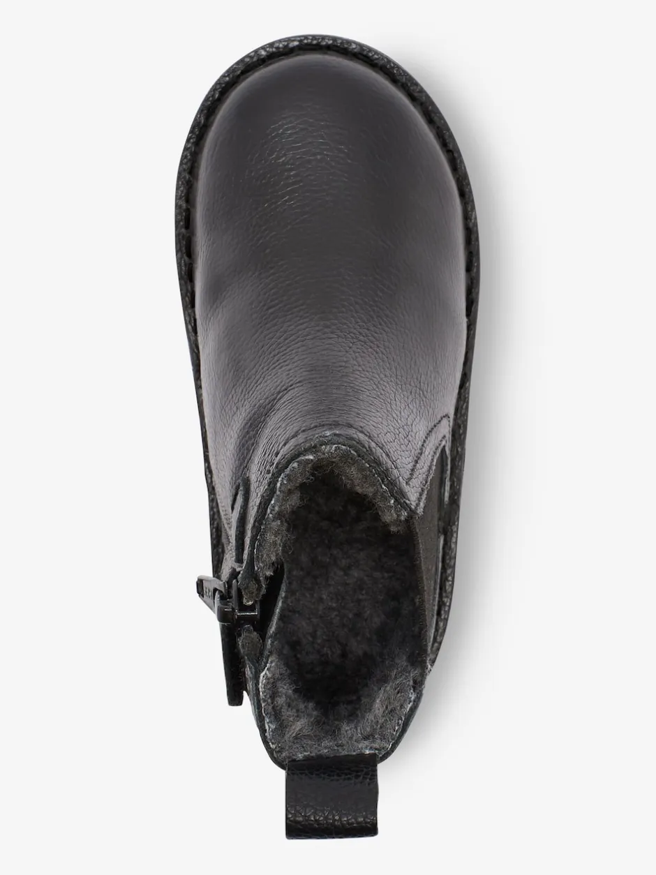 Next Noir - Bottines Chelsea en cuir doublées New