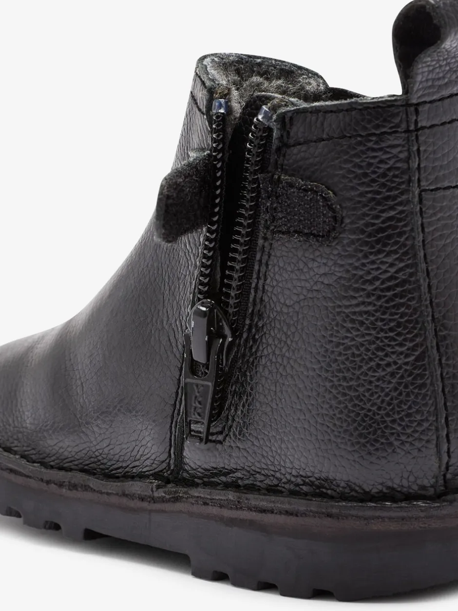 Next Noir - Bottines Chelsea en cuir doublées New
