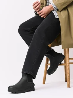 Next Noir - Bottines en caoutchouc New