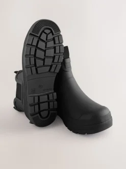 Next Noir - Bottines en caoutchouc New