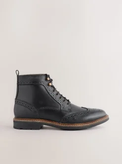 Next Noir - Bottines richelieu en cuir Best