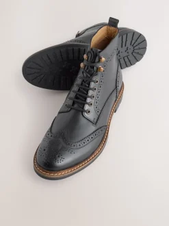 Next Noir - Bottines richelieu en cuir Best