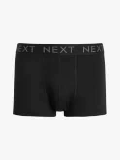 Next - Boxers hipsters riches en coton mélangé Noir New
