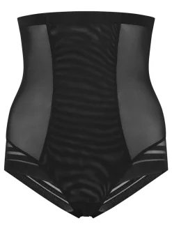 Bye Bra Noir - Powermesh Taille Grande Caleçons Hot