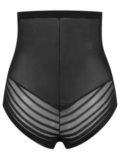 Bye Bra Noir - Powermesh Taille Grande Caleçons Hot
