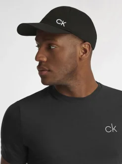 Calvin Klein Golf Noir - 100% Coton Twill Noir Casquette