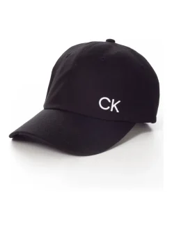 Calvin Klein Golf Noir - 100% Coton Twill Noir Casquette