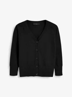 Next - Cardigan à col en V Cotton Rich School (3-16ans) Noir Hot