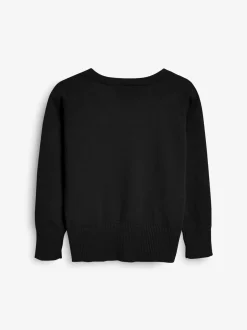 Next - Cardigan à col en V Cotton Rich School (3-16ans) Noir Hot