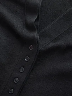 Next - Cardigan ultra-doux à col en V avec poches Noir Online