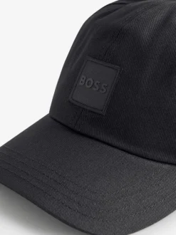BOSS Noir - Casquette écusson en sergé à logo Online