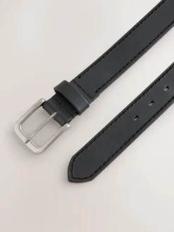 Next Noir - Ceinture en cuir casual Sale