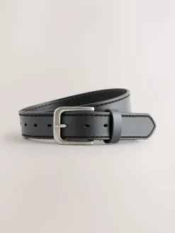 Next Noir - Ceinture en cuir casual Sale