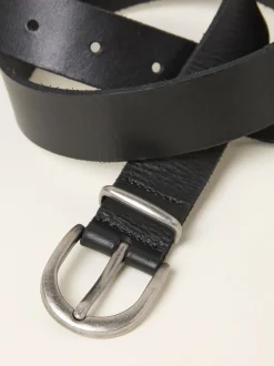 Fat Face Noir - Ceinture FatFace en cuir uni Outlet