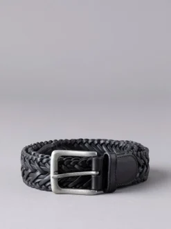 Lakeland Leather Noir - Ceinture Lakeland Howbeck en cuir tressée Outlet