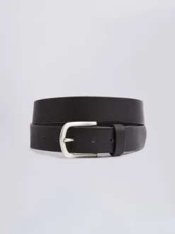 MOSS Noir - Ceinture Casual en cuir New