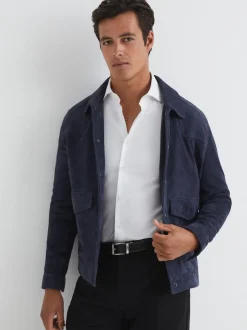 Reiss Noir - Ceinture Ricky en cuir Réversible New