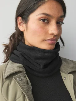 Next Noir - Écharpe Snood en polaire Clearance