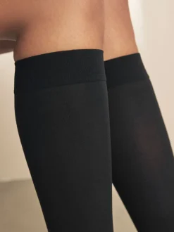 Next Noir - Chaussettes à hauteur de genou 60 Denier 3 Paquet Sale