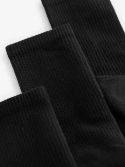 Next - Chaussettes de sport à semelles coussinées 3 Pack avec soutien de la voûte plantaire Noir Best