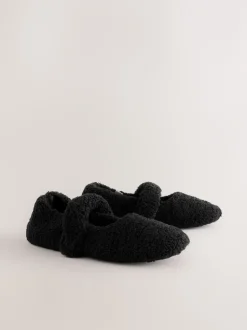 Next Noir - Chaussons Borg Ballet Online