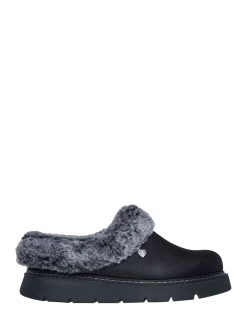 Skechers Noir - Chaussons Keepsakes Lite Mélange Outlet