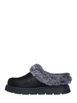 Skechers Noir - Chaussons Keepsakes Lite Mélange Outlet