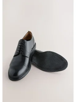 Next Noir - Chaussures à bout en cuir New