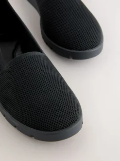 Next Noir - Chaussures à enfiler Forever Comfort® en maille Discount