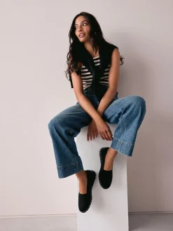 Next Noir - Chaussures à enfiler Forever Comfort® en maille Discount