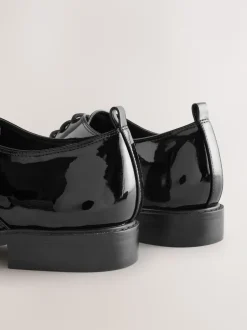 Next Noir - Chaussures à lacets Forever Comfort® vernies à bout en amande Outlet