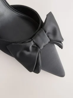 Next Noir - Chaussures à talons Forever Comfort® à bout pointu et bride arrière Clearance