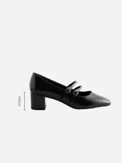 Next Noir - Chaussures à talons carrés Forever Comfort® Mary Jane