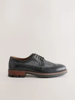 Next Noir - Chaussures Brogue Heritage Discount