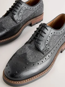 Next Noir - Chaussures Brogue Heritage Discount