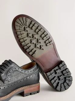 Next Noir - Chaussures Brogue Heritage Discount